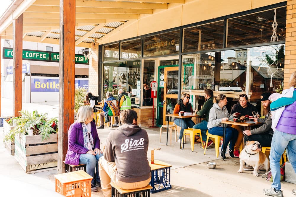 Inside Trader & Co. cafe in Yass